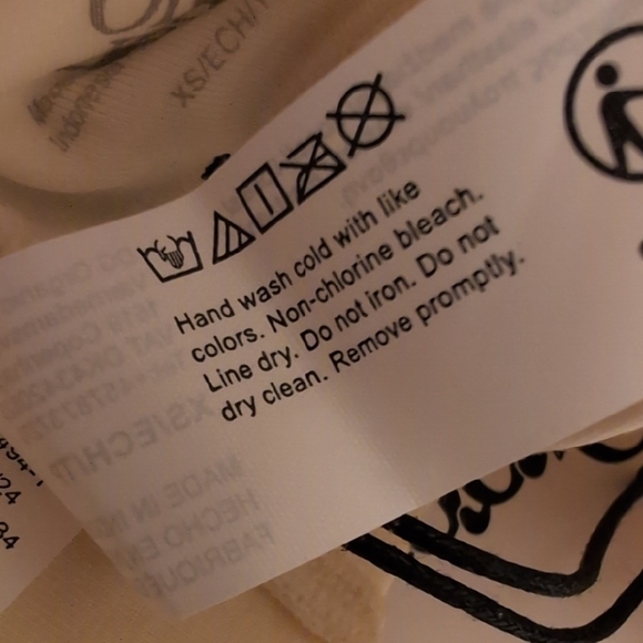 Organic Basics Soft Touch Veil Triangle Bralette Core Shorty Soft Vanilla - XS/S - Picture 7 of 16